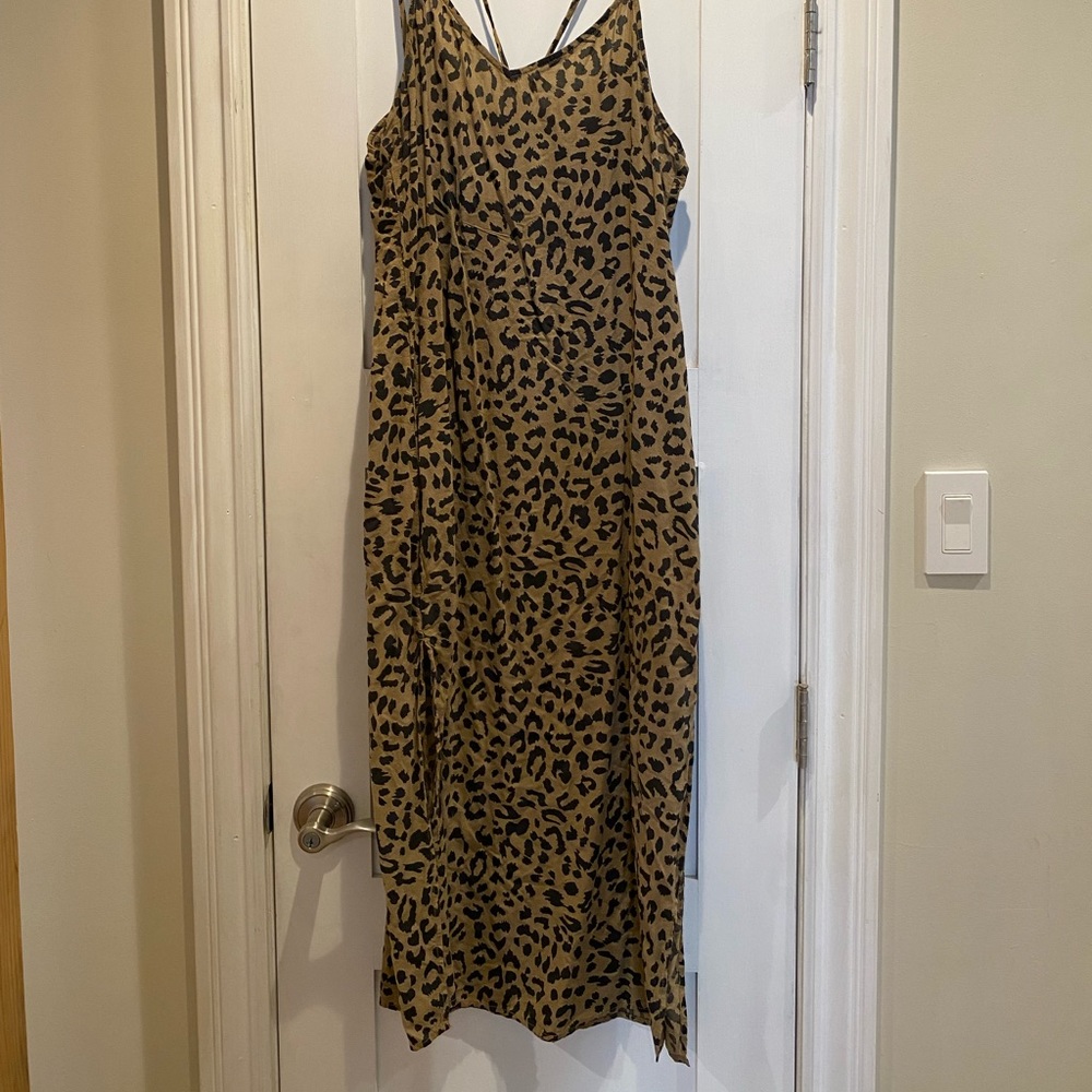 Leopard Slip Dress